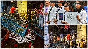 PTI : Vandalism at RG Kar Medical College and Hospital last night |